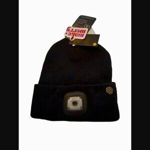 Zella Mens Rechargeable Black Light Up Beanie Nordstrom Make Merry OSFM NWT